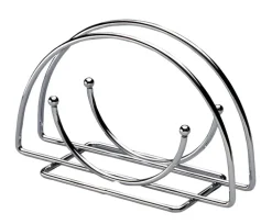 JUSTINUS Serviettenhalter LIFESTYLE 17 cm Edelstahl silberfarbig