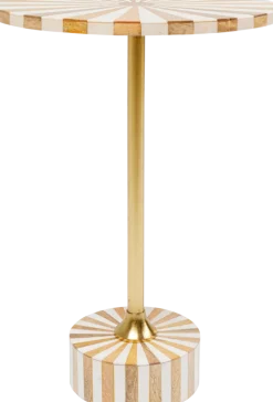 KARE DESIGN Beistelltisch DOMERO CIRQUE goldfarbig
