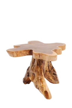 KARE DESIGN Beistelltisch TREE 40 x 40 cm Teak Massivholz