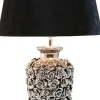 KARE DESIGN Retrofit Tischlampe ROSE MULTI schwarz /silberfarbig