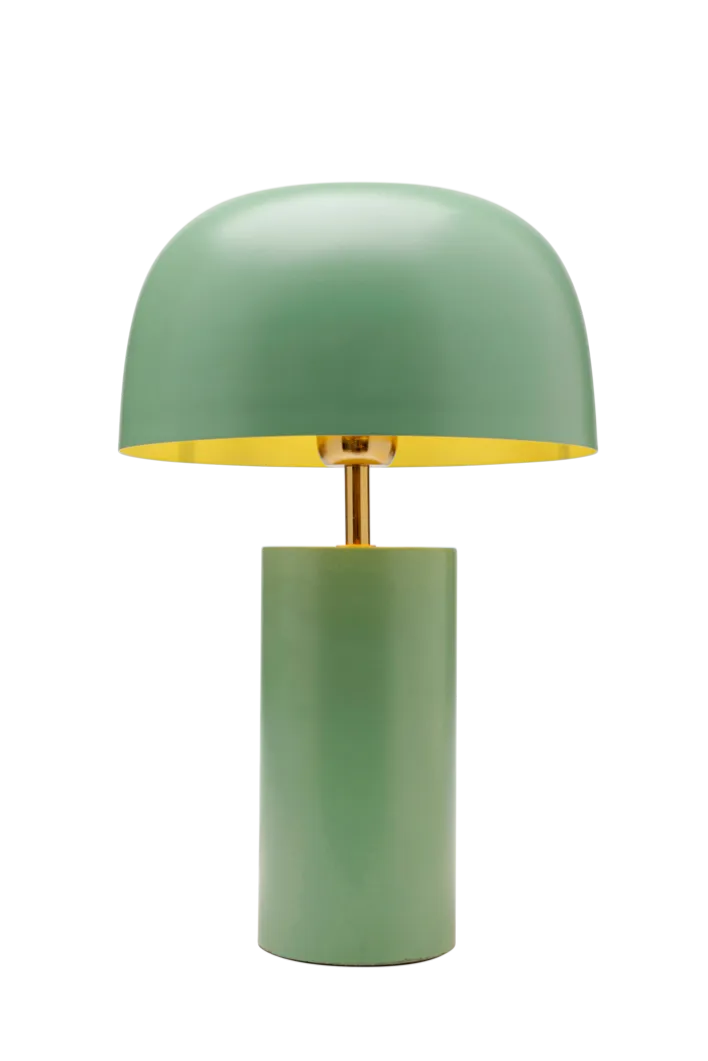 KARE DESIGN Tischleuchte LOUNGY 25 x 38 cm salbeigrün