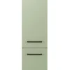 Küche Apotheker-Hochschrank Fiona 200 cm Eiche / grün