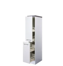 Küchen Apothekerschrank NEO 30 x 161 x 57 cm weiß