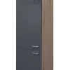 Küchen Geräteumbauschrank RALPH 200 cm Eiche/ grau