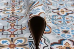 Küchenteppich MARRAKESCH 70 x 200 cm blau/grau