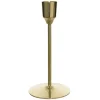 Kerzenständer 15,5 cm Messing goldfarbig