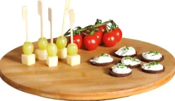 Kesper Dreh- und Servierplatte BAMBUS 35 x 35 x 3 cm Braun