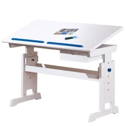 Kinder Schreibtisch JULIAN 109 x 55 cm Weiß