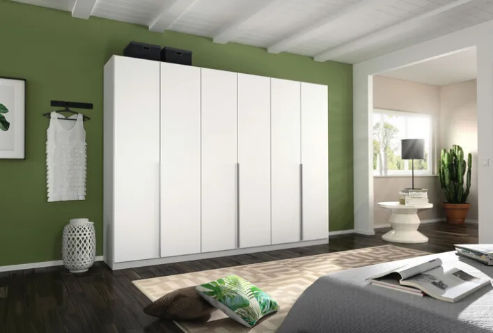 Kleiderschrank ALABAMA 271 x 210 cm Alpinweiß NB
