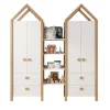 Kleiderschrank-Set BEACH 3-teilig Kiefer weiß/ Abs. Birke