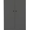 Kleiderschrank TIPI 95 x 190 x 50 cm grau