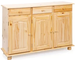 Kommode LEO 130x87x43 cm Massivholz Natur