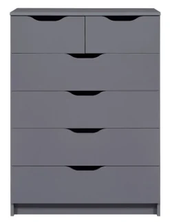 Kommode LION 82 x 112 cm graphitgrau