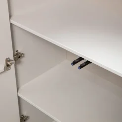 Lagerschrank CADIZ 85 x 135 cm Finish Nebelweiß