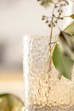 LEONARDO Vase MARTELLO 19 cm transparent