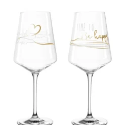 LEONARDO Weihnachten Weinglas PRESENTE HAPPY 2er Set