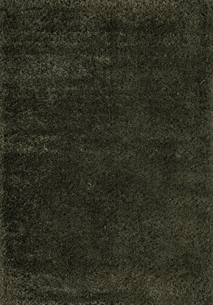 Moderner Teppich RECYCLE FLOKI 60 x 110 cm grün
