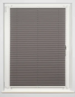 my deco Plissee 60 x 130 cm grau