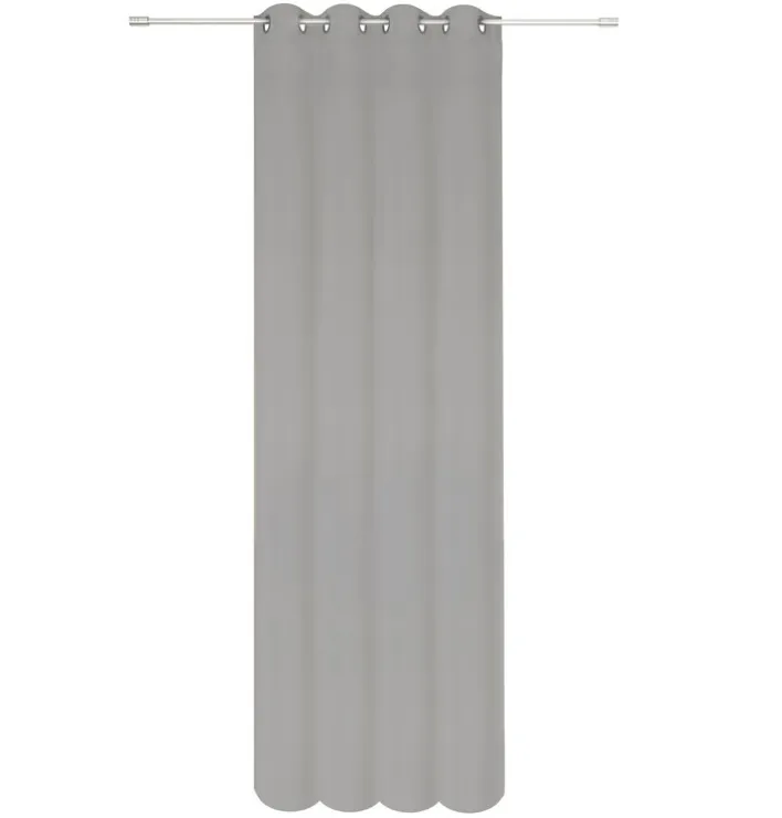 my deco Ösenschal BREEZE 135 x 300 cm grau