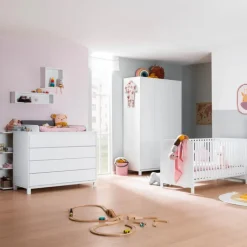 PAIDI Babybett OLLI 70 x 140 cm weiß