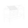 PAIDI Dachschindeln TINY HOUSE 2er Set weiß