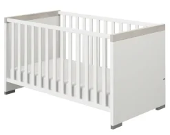 PAIDI Kinderbett KIRA Kreideweiß/ Eiche-Nautik