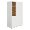 PAIDI Kinder-Drehtürenschrank LIEVEN weiß/ braun
