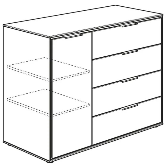 PAIDI Wickelkommode LIEVEN weiß/ braun