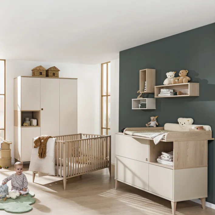 PAIDI Wickelkommode MILA & BEN beige/ braun