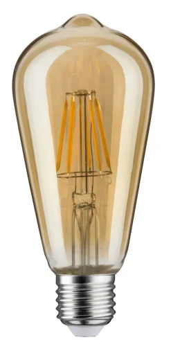Paulmann LED Leuchtmittel AGL Kolben E27 / 6 Watt goldfarbig