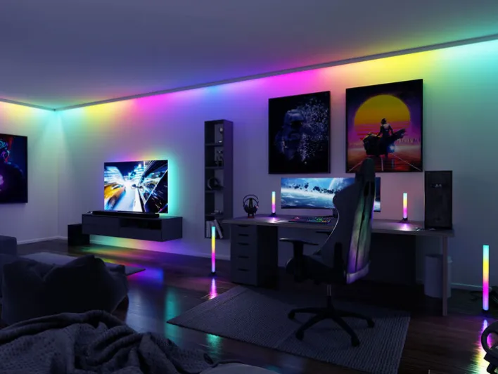 Paulmann LED Lichtleiste Entertain DYNAMIC RGB 2er Set je 60 cm