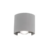 Paul Neuhaus Außenwandleuchte CARLO Aluminium/Kunststoff 8 x 7.6 x 3.2 cm Silberfarbig
