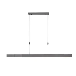 Paul Neuhaus LED Balkenpendel PURE-MOTO grau eloxiert
