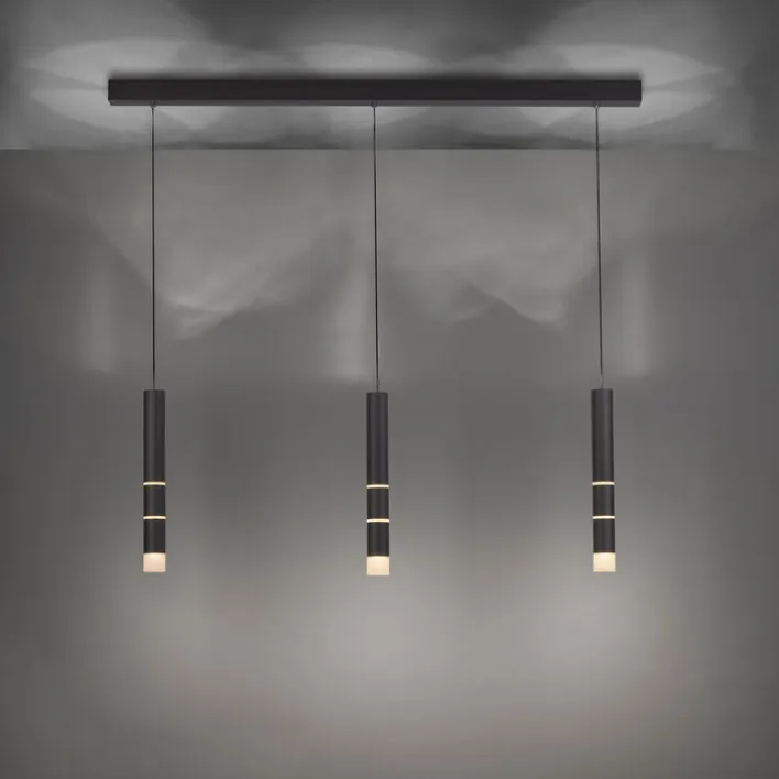 Paul Neuhaus LED Balkenpendel PURE-VEGA 120 cm schwarz