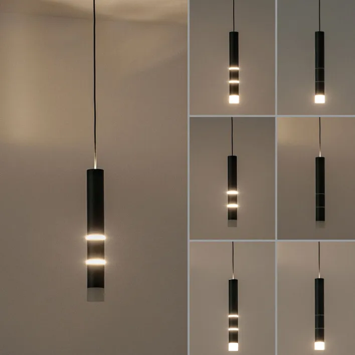 Paul Neuhaus LED Balkenpendel PURE-VEGA 120 cm schwarz