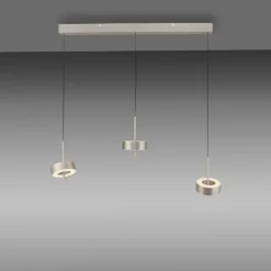 Paul Neuhaus LED Balkenpendel Q-ROTATE 3-flg Nickelfarbig