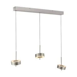 Paul Neuhaus LED Balkenpendel Q-ROTATE 3-flg Nickelfarbig
