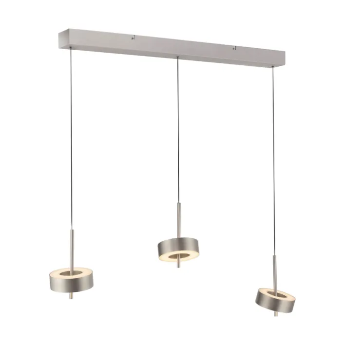 Paul Neuhaus LED Balkenpendel Q-ROTATE 3-flg Nickelfarbig