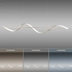 Paul Neuhaus LED Balkenpendel Q-SWING 1-flg silberfarbig