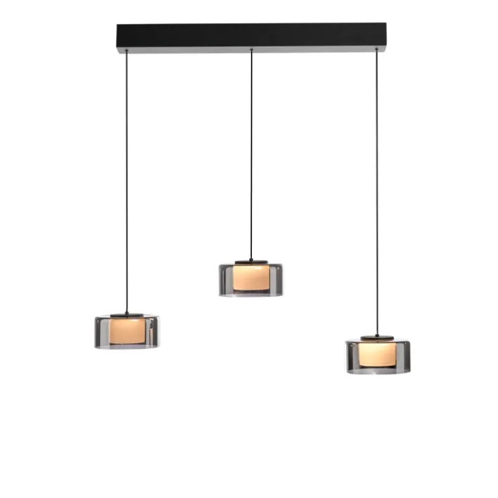 Paul Neuhaus LED Balkenpendel RIKA 3-flg cm schwarz