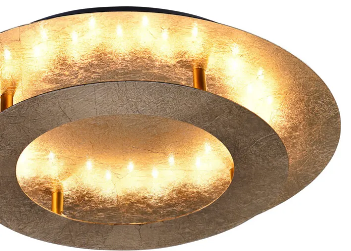 Paul Neuhaus LED Deckenlampe NEVIS 40 cm goldfarbig