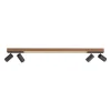 Paul Neuhaus LED Deckenlampe PURE-LINES 5-flg braun