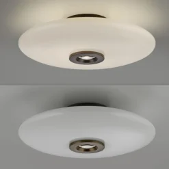 Paul Neuhaus LED Deckenlampe PURE VITRUM 45 cm braun