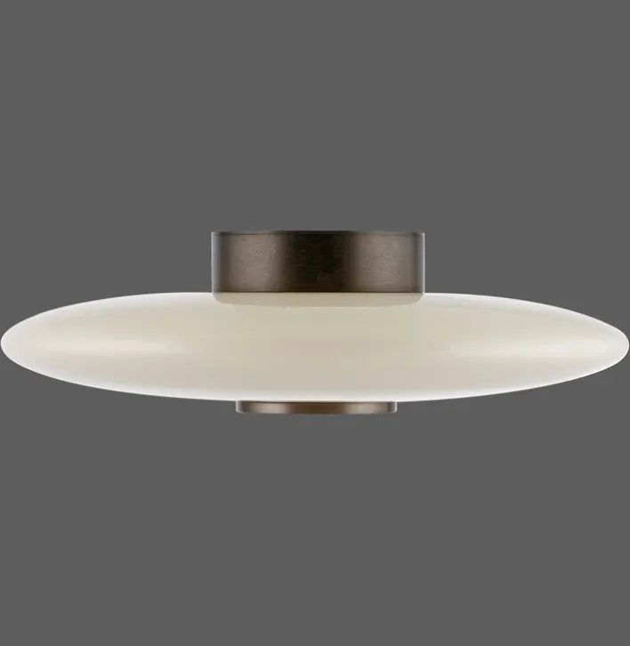 Paul Neuhaus LED Deckenlampe PURE VITRUM 45 cm braun
