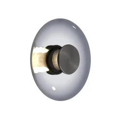 Paul Neuhaus LED Deckenlampe PURE VITRUM 22 cm grau