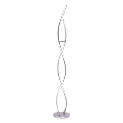 Paul Neuhaus LED Stehlampe Q MALINA 139 cm stahlfarbig
