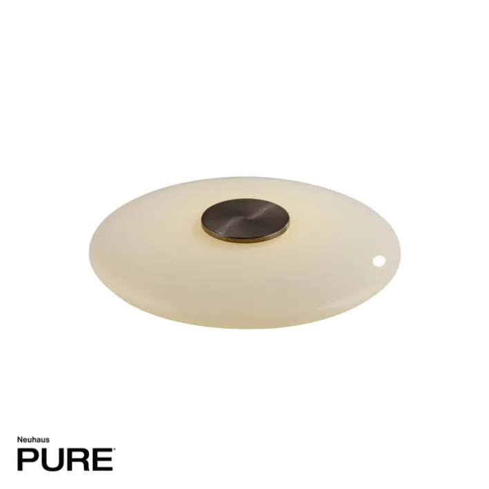 Paul Neuhaus LED Tischlampe PURE VITRUM 32 cm braun