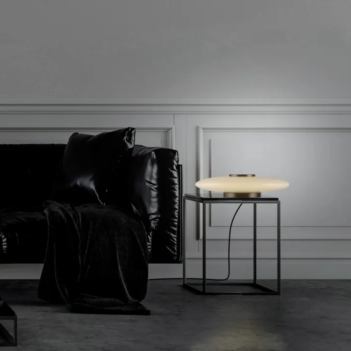 Paul Neuhaus LED Tischlampe PURE VITRUM 32 cm braun