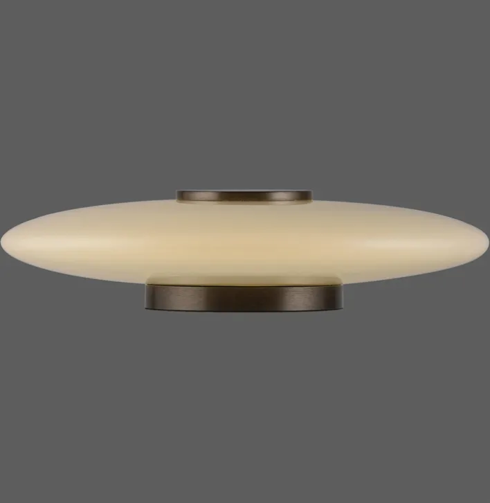 Paul Neuhaus LED Tischlampe PURE VITRUM 32 cm braun