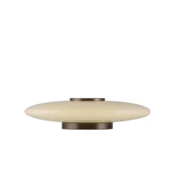 Paul Neuhaus LED Tischlampe PURE VITRUM 32 cm braun